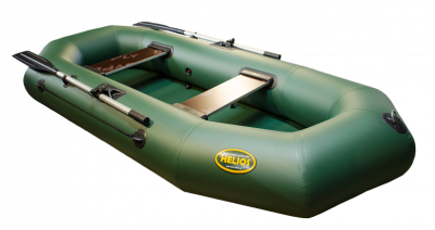 Лодка ПВХ гребная Гелиос 26 (зеленый)